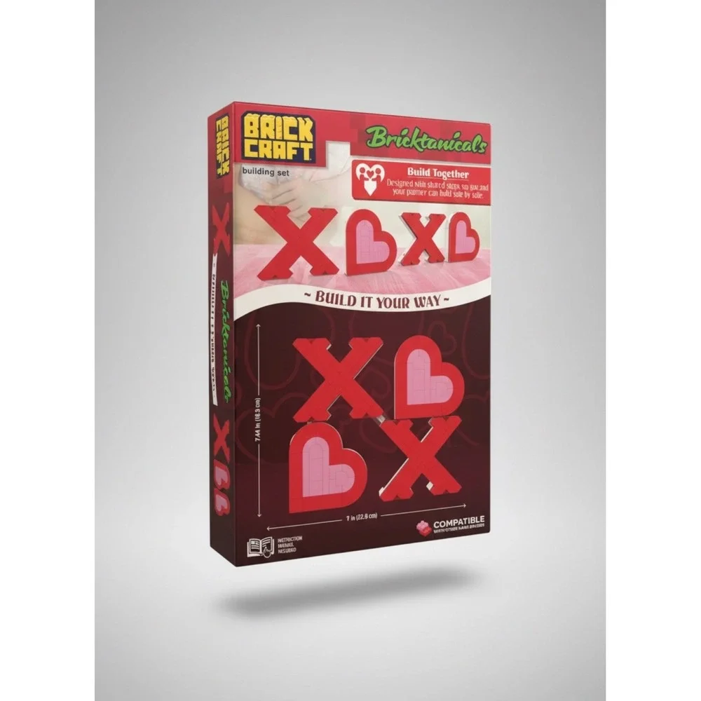 VALENTINES/BRICKCRAFT BRICKTANICALS XOXO SIGN/BUILDING SET 2025/244 PCS/NEW
